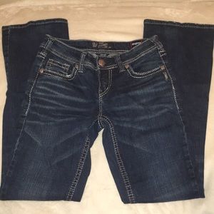 Silver Aiko 27/33 Bootcut Jeans